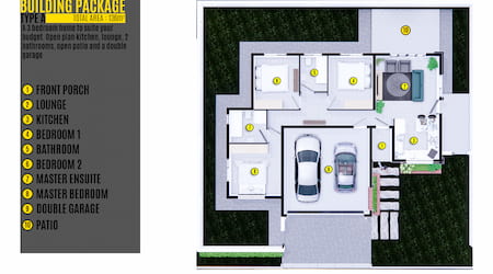 Building Package A floor plan